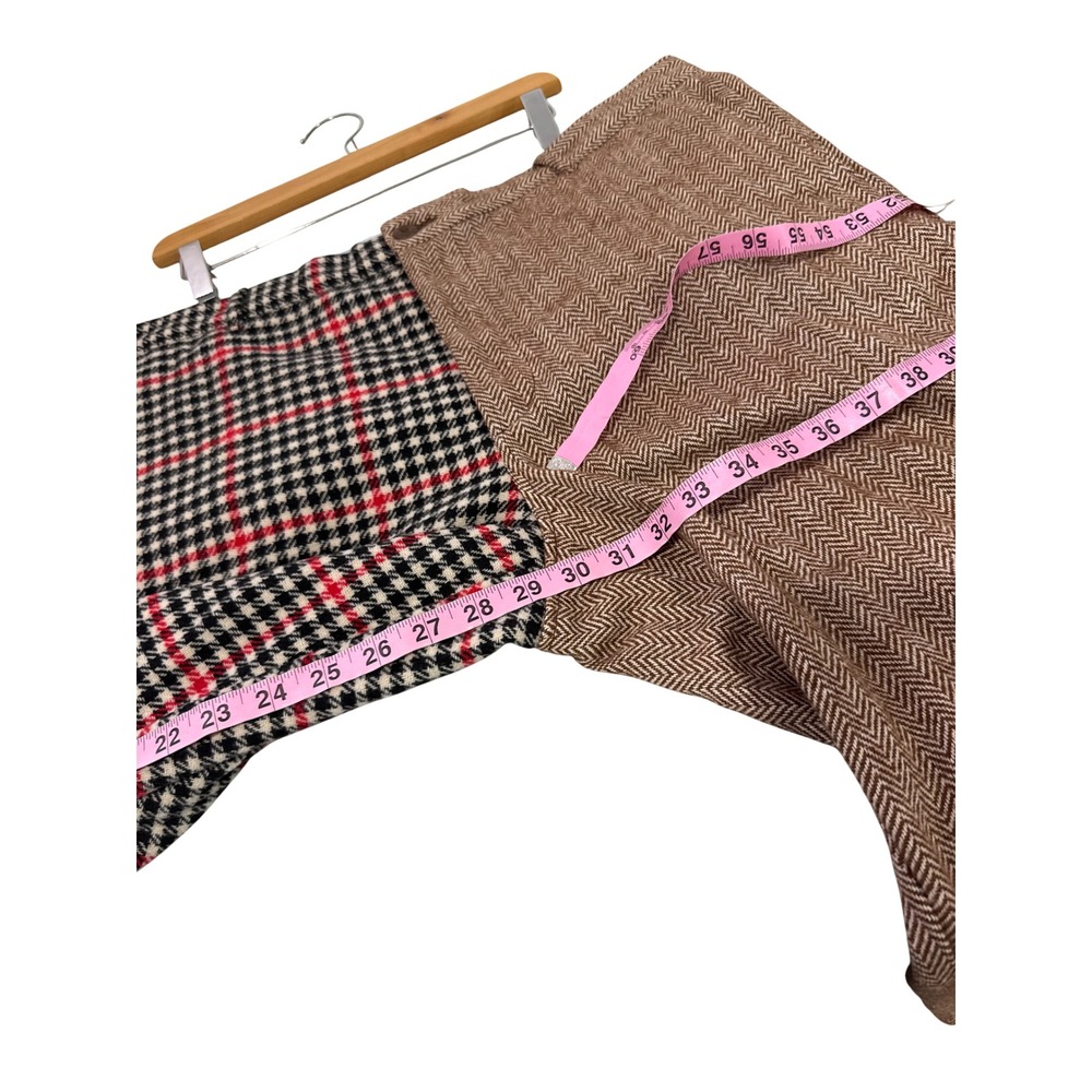Rowing Blazers x Target Mens Patchwork Suit XL Herringbone Plaid Brown Red 2pc - Picture 15 of 15